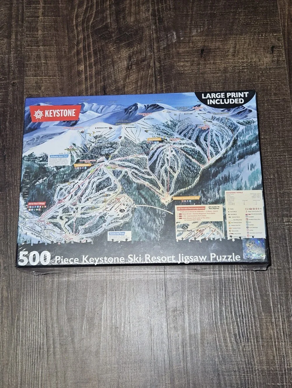 Keystone 500 Piece Ski Resort Jigsaw Puzzle